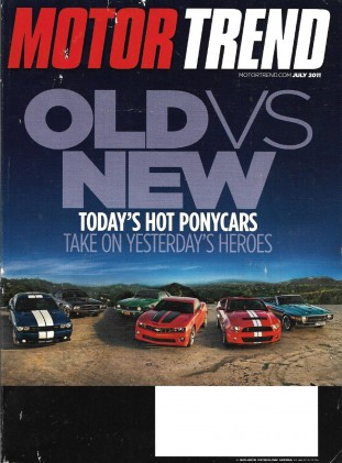 MOTOR TREND 2011 JULY - OLD vs NEW MUSCLECAR SHOOTOUT